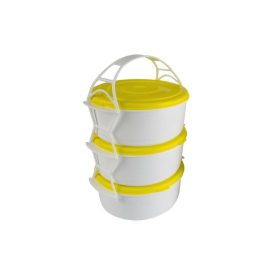 Műanyag ételhordó  3 részes  3 x 1L