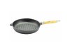 Öntöttvas grill serpenyő kerek 24cm