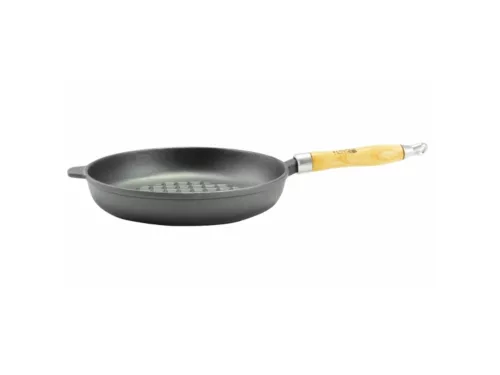 Öntöttvas grill serpenyő kerek 24cm
