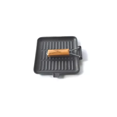 Öntöttvas grill serpenyő 21,5 cm