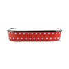 Perfect Home Piros Pöttyös Zománcozott tepsi 37 cm