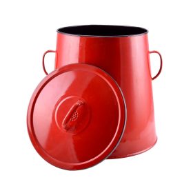 Zománcozott zsírosbödön 30 literes piros
