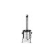 Inox parti üstház 36cm + kémény + könyök