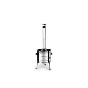 Inox parti üstház 39cm + kémény + könyök