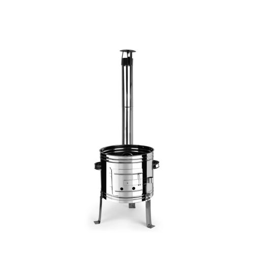  Inox parti üstház 42cm +kémény+könyök+kalap