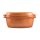 Mázas agyag római tál 4,5 liter
