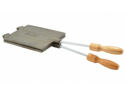 Ostyasütő, sajtos tallérsütő öntöttvas