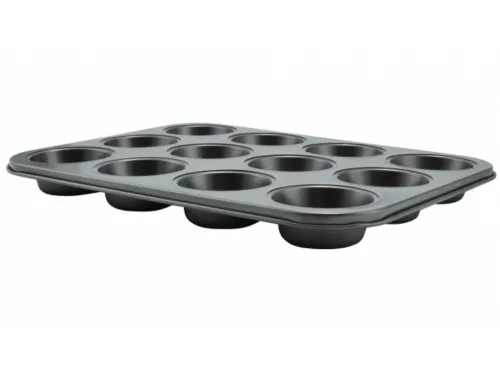 Muffinsütő tapadásmentes bevonattal 12 db-hoz