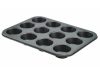 Muffinsütő tapadásmentes bevonattal 12 db-hoz