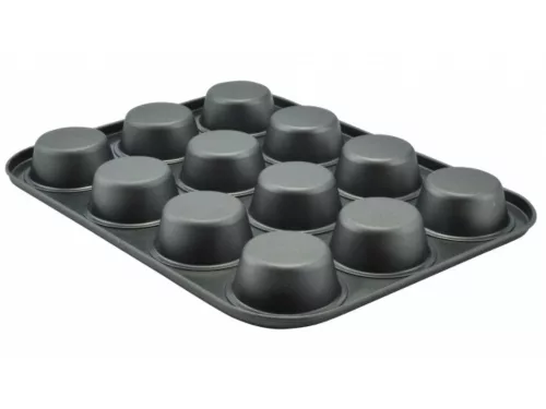 Muffinsütő tapadásmentes bevonattal 12 db-hoz