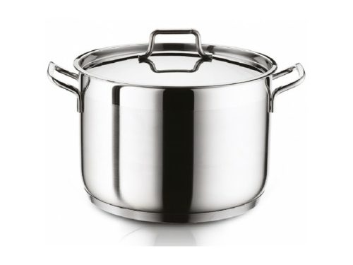Fazék rozsdamentes fémfedővel 22 cm Anett 22*12