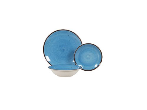 Casa Collection Harvest 18 részes kerámia étkészlet Blue
