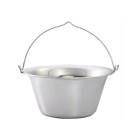 Inox vastagfalú bogrács 30 liter