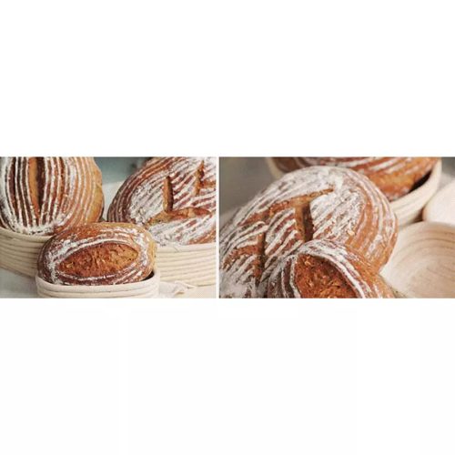 Szakajtó, kelesztőtál ovális 28x14x7 cm rattan