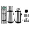 Perfect Home Turista Termosz rozsdamentes 1100 ml két pohárral