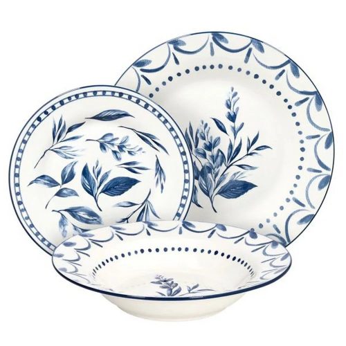 Tognana Olimpia NEW BLUE LOIRA porcelán étkészlet 18 db