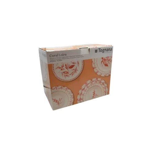 Tognana Olimpia NEW CORAL LOIRA porcelán étkészlet 18 db