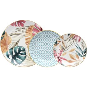 Tognana TROPICAL ROSE MADISON porcelán étkészlet 18 db