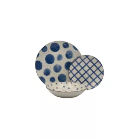 Tognana Moon Blue Mirage porcelán étkészlet 18 részes