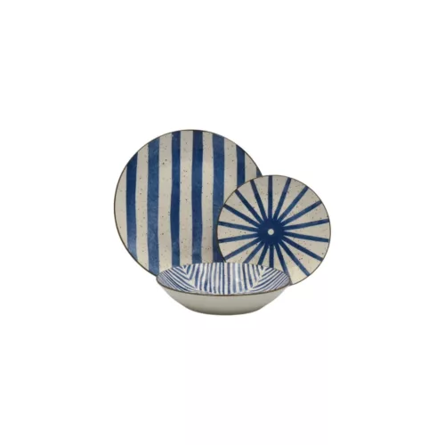 Tognana Moon Blue Mirage porcelán étkészlet 18 részes