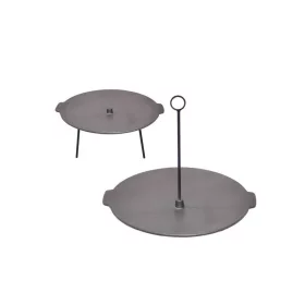   Öntöttvas grill sütőttárcsa - boronatárcsa kétfunkciós 44 cm
