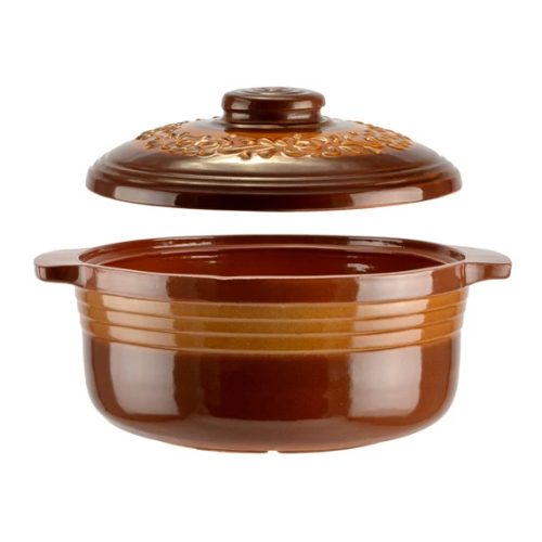 Mázas agyag fazék 4 liter