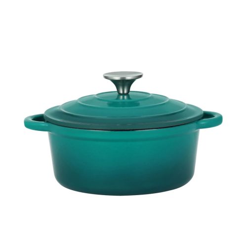 Perfect Home Zománcozott öntöttvas lábas 20 cm, 2L türkiz