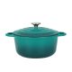 Perfect Home Zománcozott öntöttvas lábas 24 cm, 3,6L türkiz