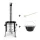 Zománcozott gulyás bogrács szett - 14 literes zománcozott gulyás bográccsal + inox bográcsház 36 cm