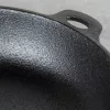 Öntöttvas serpenyő levehető fa nyéllel 24 cm