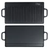 Kétoldalas öntöttvas grill-lap 50,5 x 23,5 cm