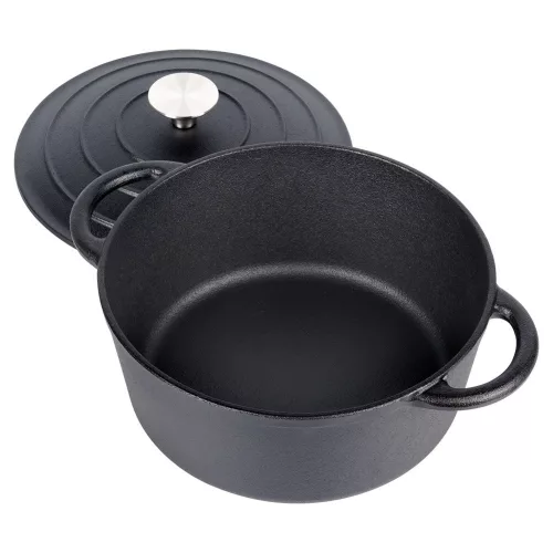 Öntöttvas fazék fedővel 22 cm 2,6 l