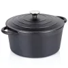 Öntöttvas fazék fedővel 24 cm 3,9 l