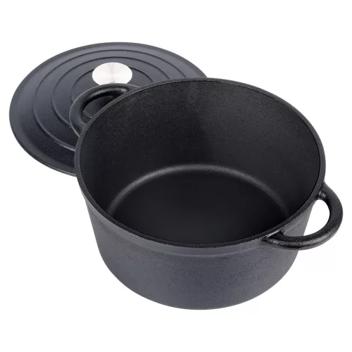 Öntöttvas fazék fedővel 24 cm 3,9 l