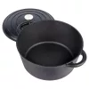 Öntöttvas fazék fedővel 28 cm 5,9 liter