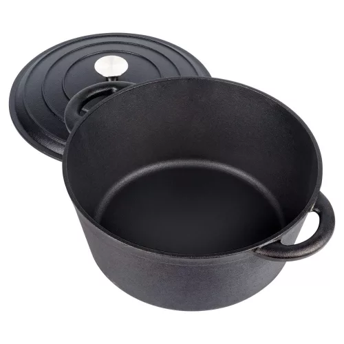 Öntöttvas fazék fedővel 28 cm 5,9 liter