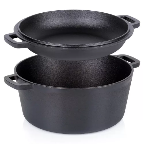 Öntöttvas fazék 2 az 1-ben 26 cm 4,5 liter + 1,6 liter