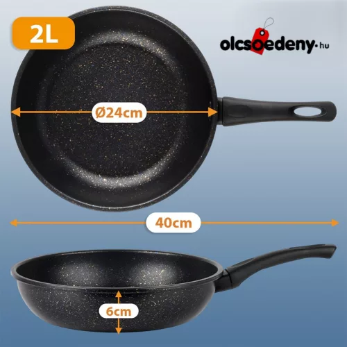 Tapadásmentes serpenyő gránit bevonattal 24 cm