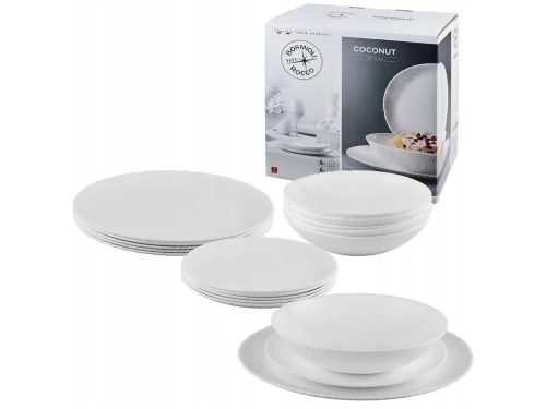 Bormioli Rocco Coconut 18 részes étkészlet