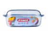 PYREX Slow cook szögl.sütőtál+fedő 6,7l (4,4l+2,3l) 36x22 cm
