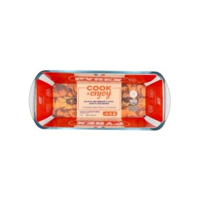  Pyrex Cook & Enjoy szögletes üveg püspökkenyér forma 28 x 12 x 8 cm 1,5 liter