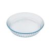 Pyrex Bake & Enjoy kerek üveg sütőforma 26 cm 2,1 liter