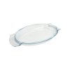Pyrex Slow Cook ovális üveg kacsasütő tepsi fedővel 38 x 23 cm 5,8 liter (4,4 liter + 1,4 liter)
