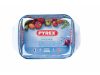 Pyrex Irrestistible Szögletes Jénai sütőtál füllel - tepsi 3 liter 35cm