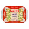 Pyrex Let's Share szögletes üveg sütőtál 39 x 25  x 7 cm 4 liter
