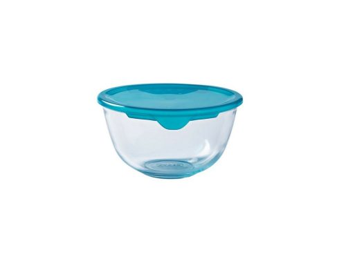 Pyrex keverőtál műanyag fedővel 0,7 liter 15 cm