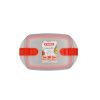 Pyrex Cook & Heat szögletes üveg sütőtál műanyag fedővel 23 x 15 x 7 cm 1,2 liter