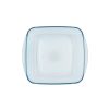 Pyrex Cook & Heat szögletes üveg sütőtál műanyag fedővel 25 x 22 x 7 cm 2,2 liter