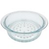 Pyrex kerek üveg pároló 24 cm
