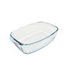 Pyrex Slow Cook szögletes üveg sütőtál fedővel 33 x 20 cm 4,5 liter (2,9 liter + 1,6 liter)